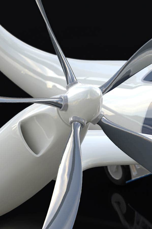 detail of a propeller