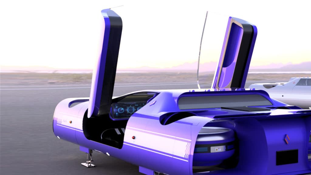 Ace Vtol GT Slipstream, a Retro Muscle eVTOL