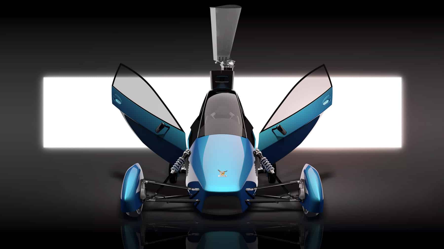 Pegasus-E VTOL, Flying Car, front-view