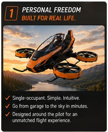 Land-rrotor s150 personal freedom